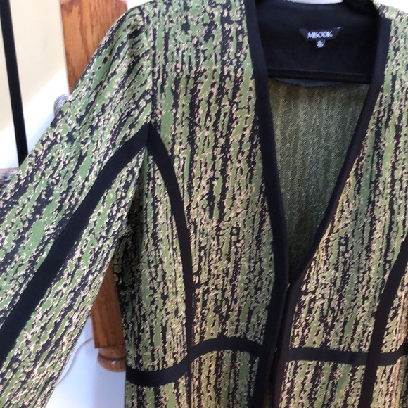 Misook knit jacket size XL, NWOT, three quarter sleeves - Picture 4 of 6